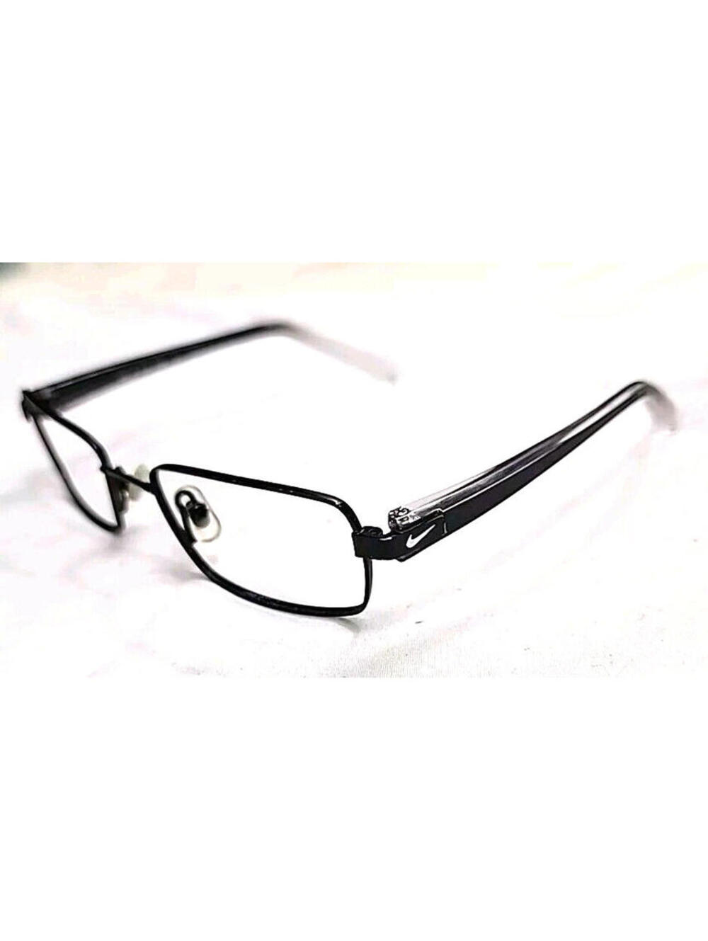 Nike 4674 004 Kids Black Rectangle Eyeglasses Frame 48-17 135
